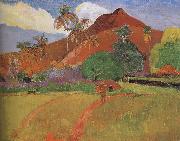 Paul Gauguin Tahitian Landscape oil painting on canvas